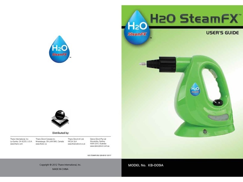 Thane Housewares H2O SteamFX user guide