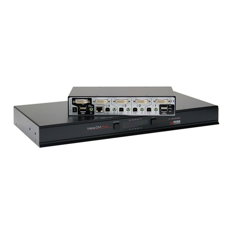 Rose electronics Vista DVI Plus Installation and operation manual Rose electronics Vista DVI Plus Installation and operation manual