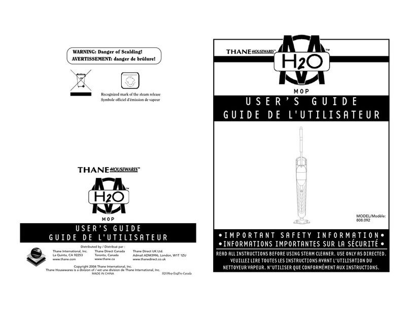 Thane Housewares M H2O 808.092 user guide