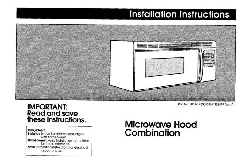 Whirlpool MH7110XBB5 installation instructions