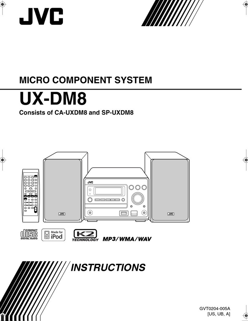 JVC UX-DM8 instructions