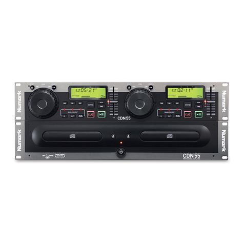 Numark CDN55 quick start guide