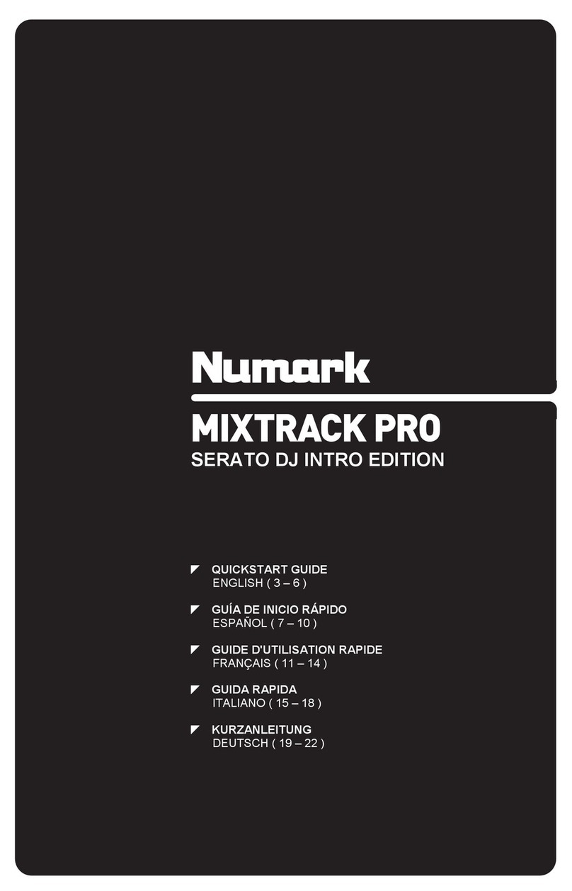 Numark Mixtrack Pro User manual