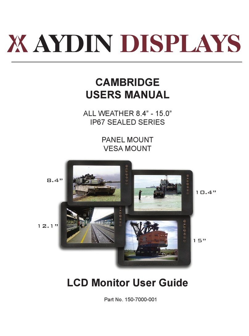 Aydin Displays IP67 SERIES User manual