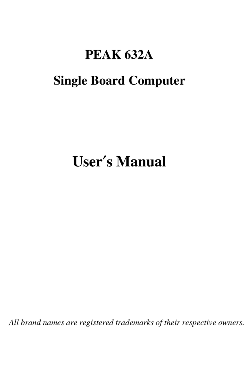 Peak Peak 632A User manual Peak Peak 632A User manual