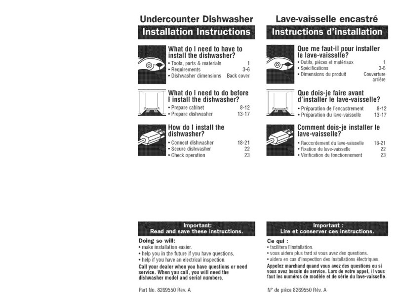 Whirlpool GU1500XTLS0 installation instructions Whirlpool GU1500XTLS0 installation instructions