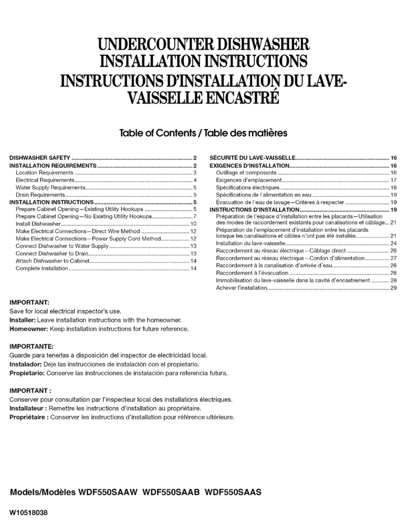 Whirlpool WDF550SAAS0 installation instructions