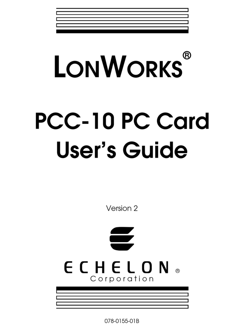 Echelon LonWorks PCC-10 user guide