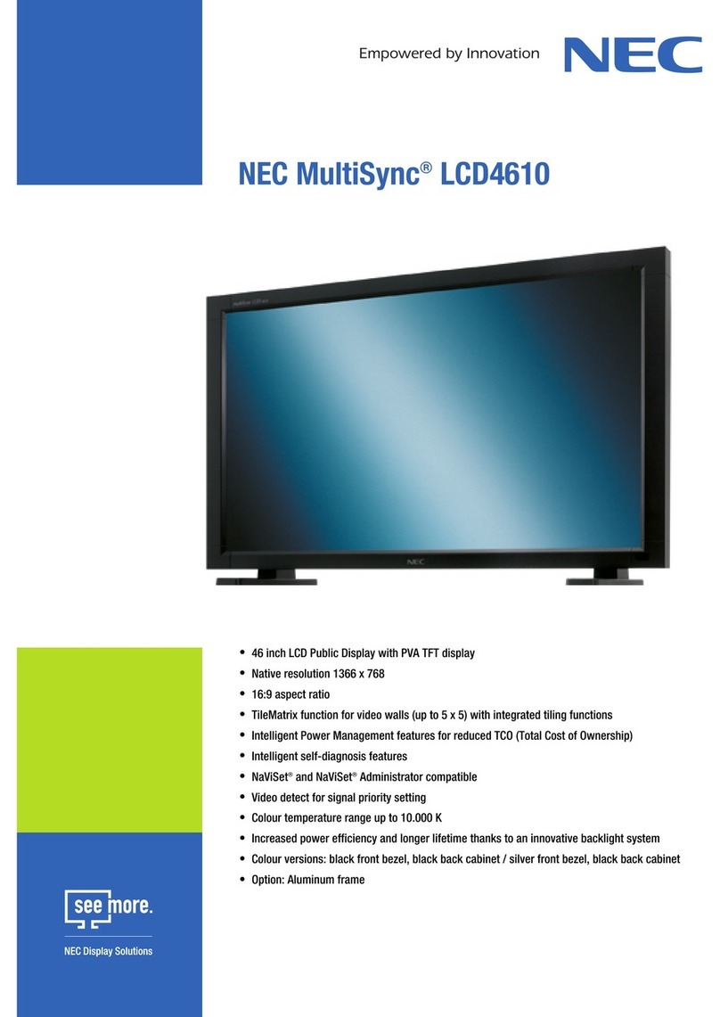 NEC MultiSync LCD4610, LCD4610 Manual