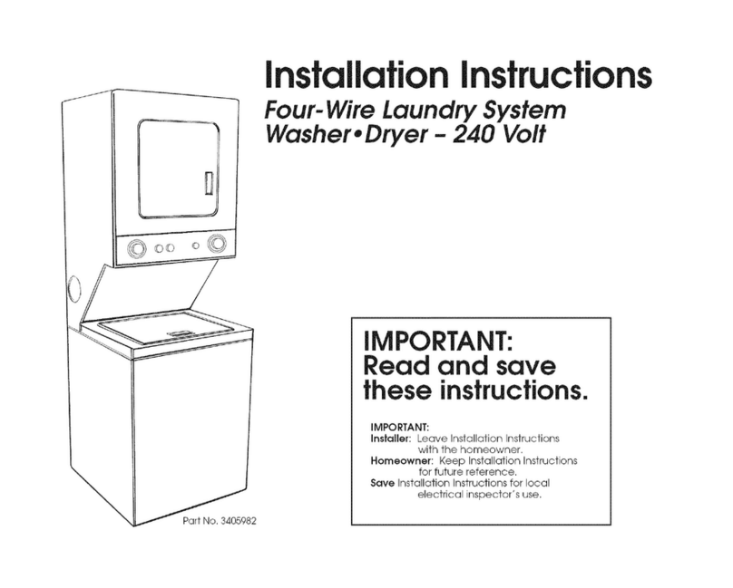 Whirlpool THIN TWIN YLTE5243DQ2 User manual
