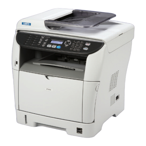 Savin SP 3400SF User manual