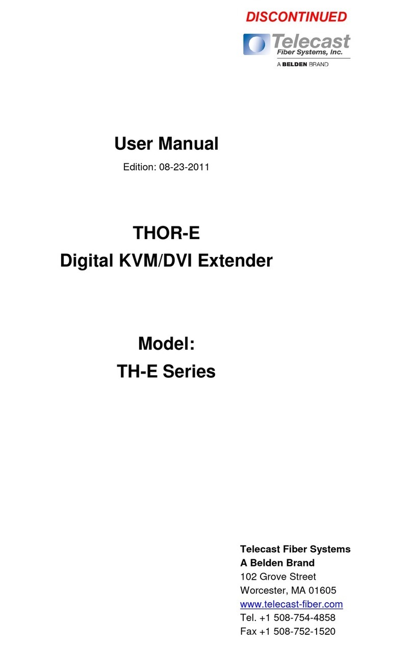 Telecast TH-E Series user manual