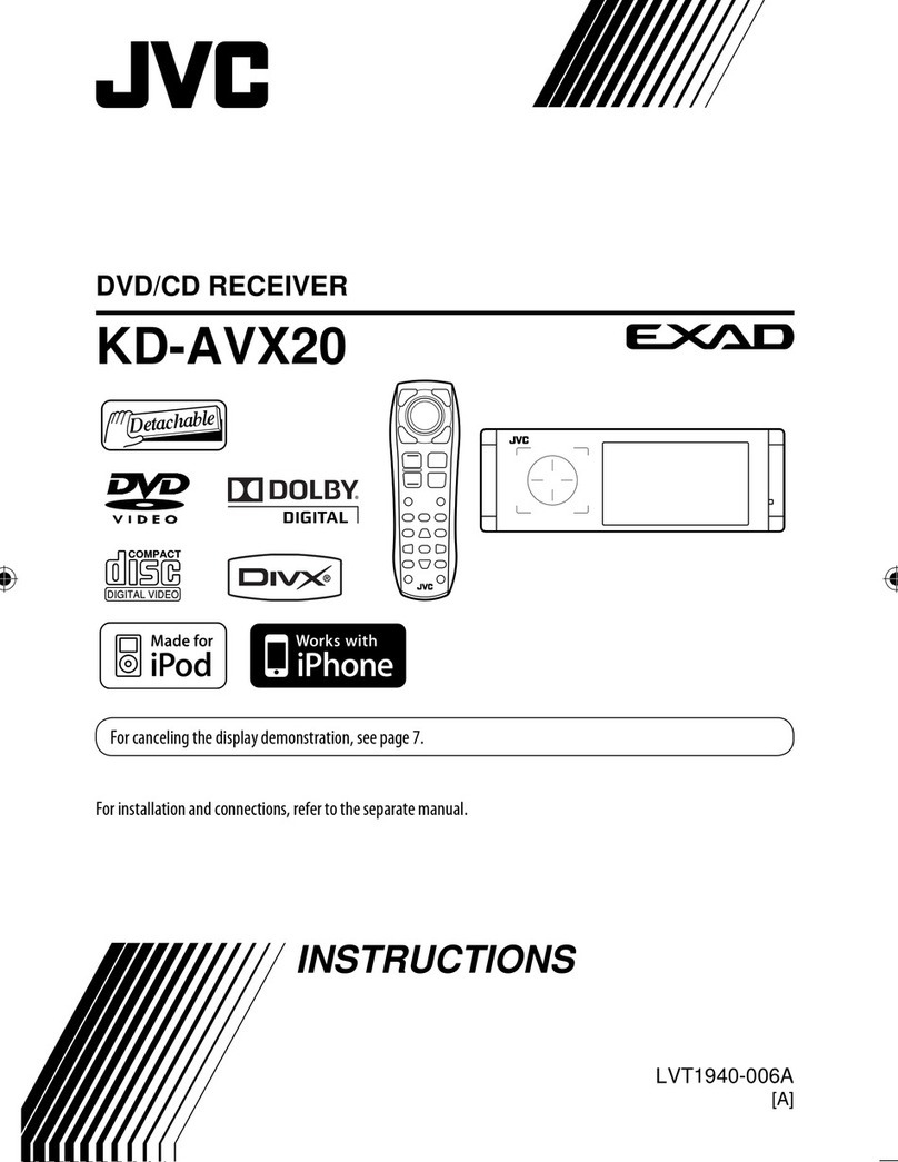 JVC Exad KD-AVX20 User manual