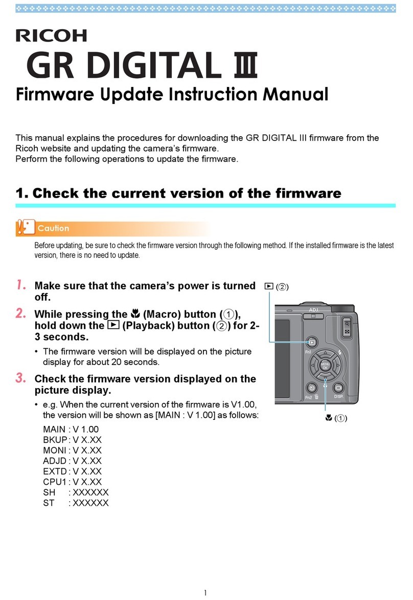 Ricoh gr digital III User manual