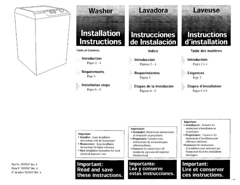Whirlpool LCR5232HQ2 installation instructions