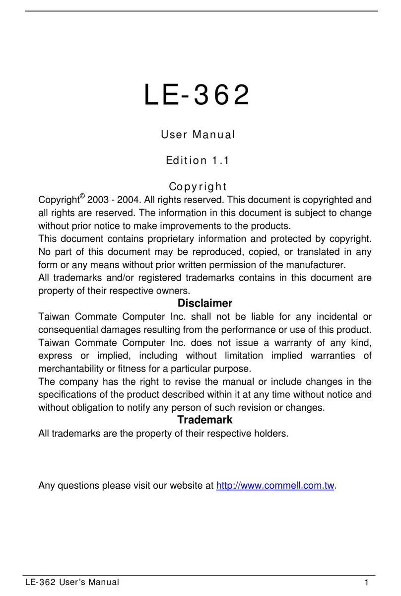 Commell LE-362 user manual