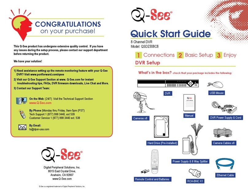 Q-See QSD2308C8 User manual