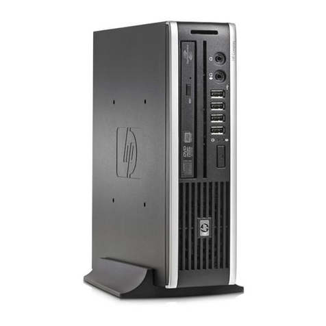 HP 8000 - Elite Convertible Minitower PC User instructions