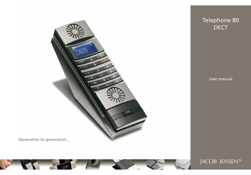 Jacob Jensen 80 User manual