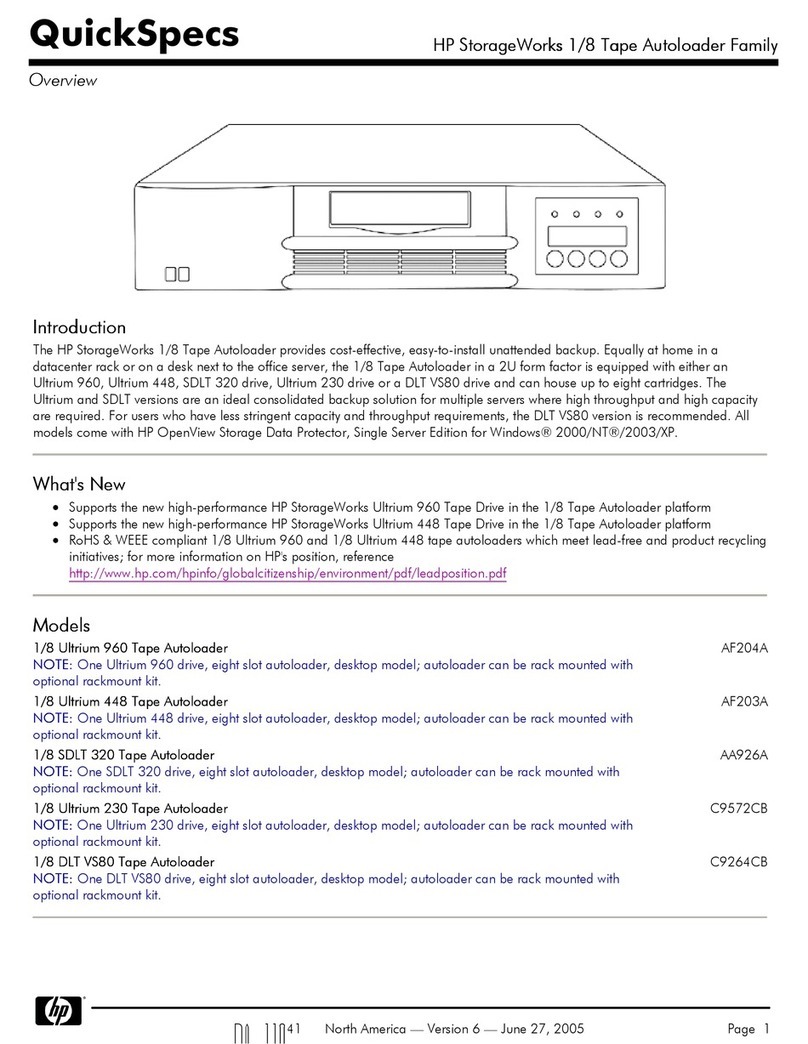 HP StorageWorks AF204A Installation guide