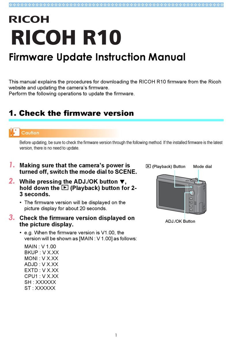 Ricoh R10 Use and care manual Ricoh R10 Use and care manual