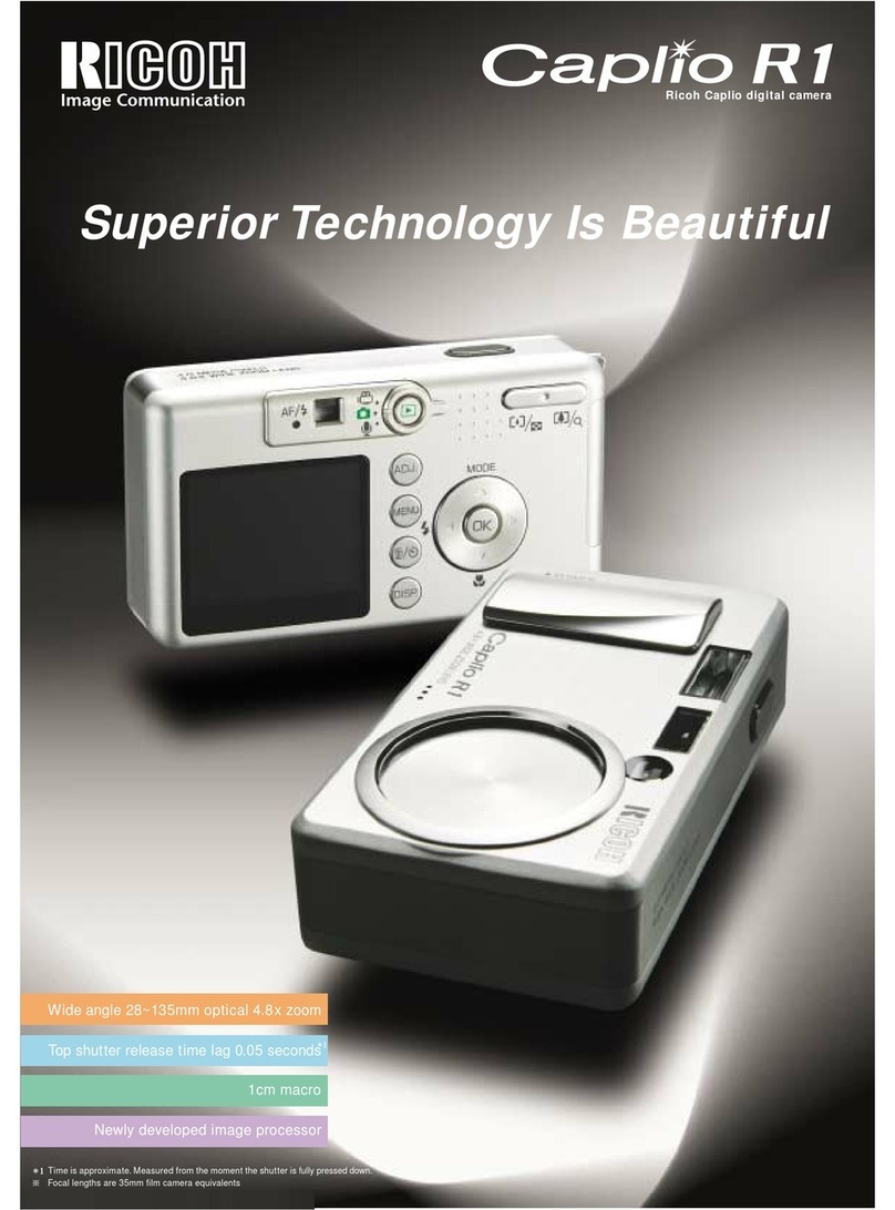 Ricoh Caplio R1 User manual