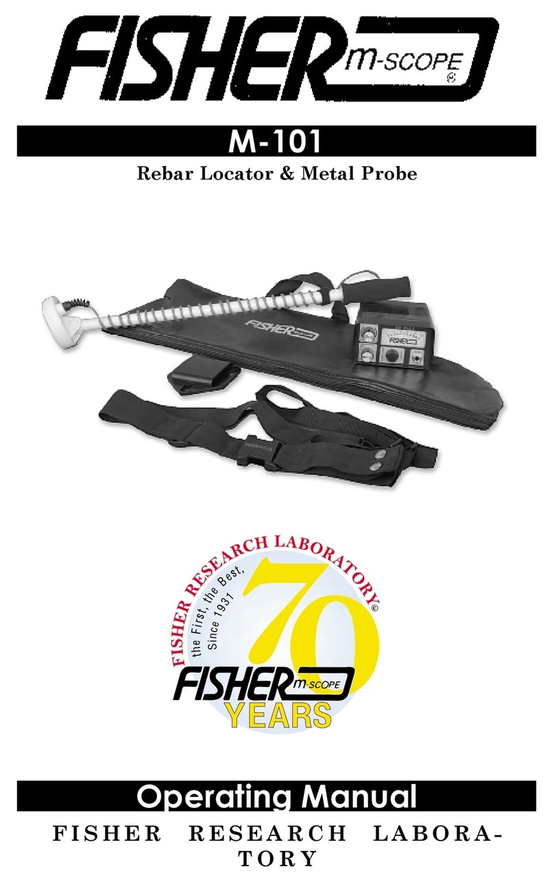 Fisher M-Scope M-101 operating manual