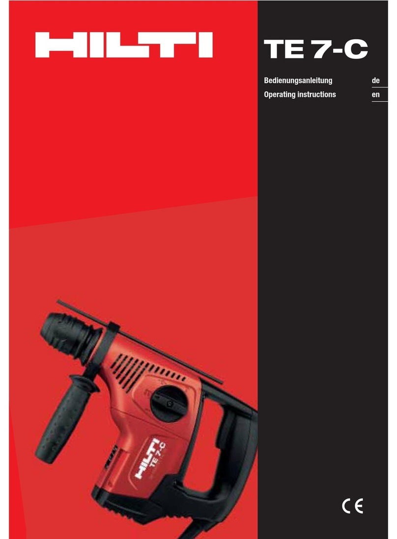 Hilti TE 7-C User manual