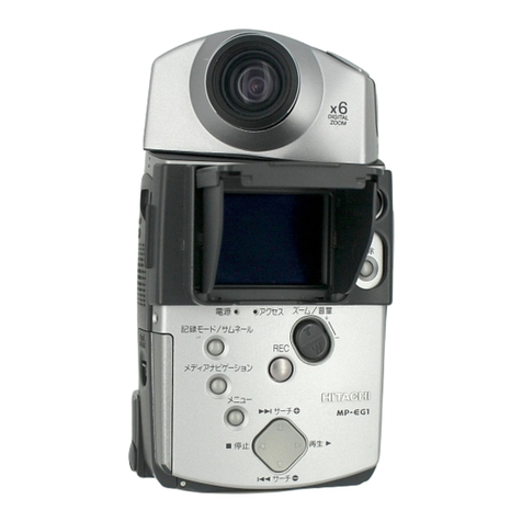 Hitachi MpegCam MP-EG10W instruction manual
