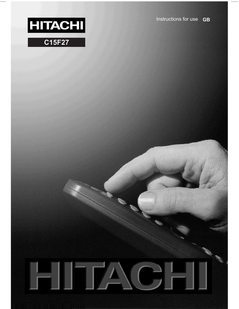 Hitachi C15F27 User manual Hitachi C15F27 User manual