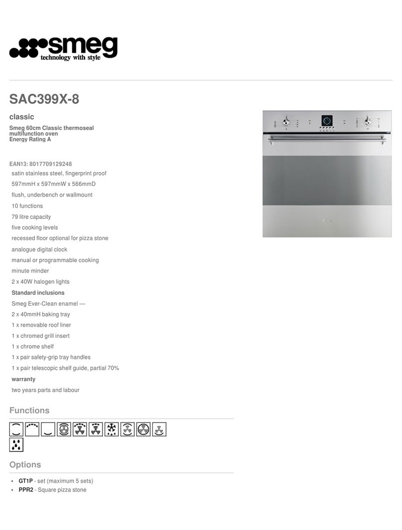Smeg SAC399X-8 User manual