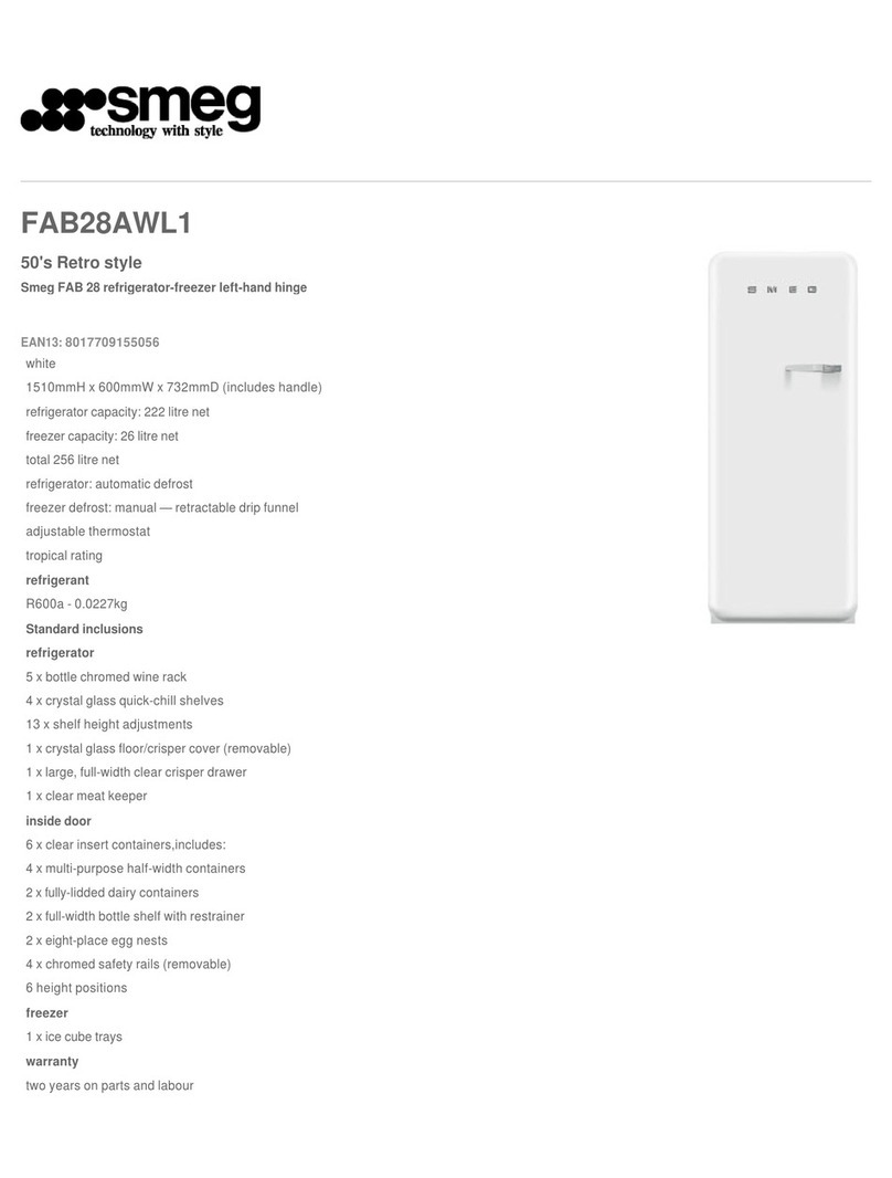Smeg FAB28AWL1 User manual