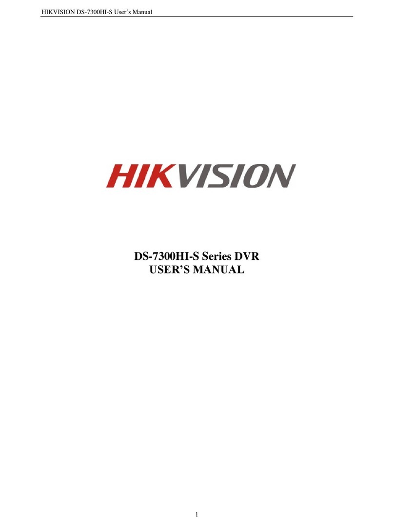 HIK VISION DS-7300HI-S Series User manual