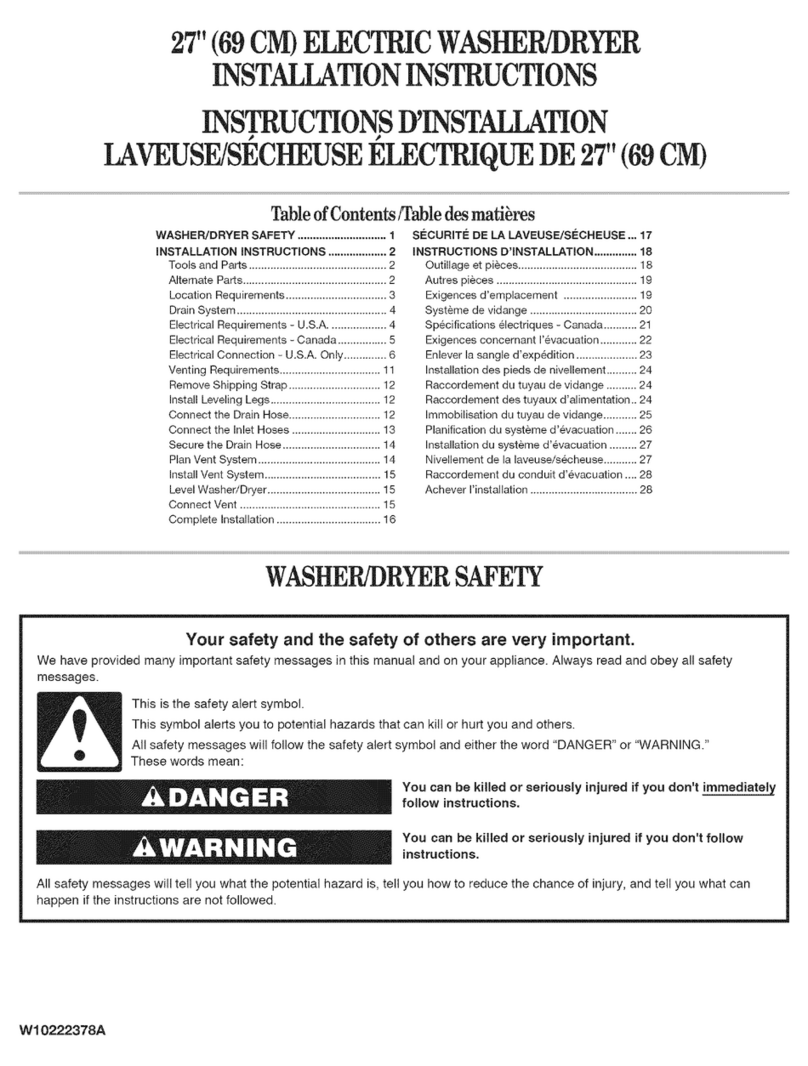 Maytag MET3800TW2 User manual