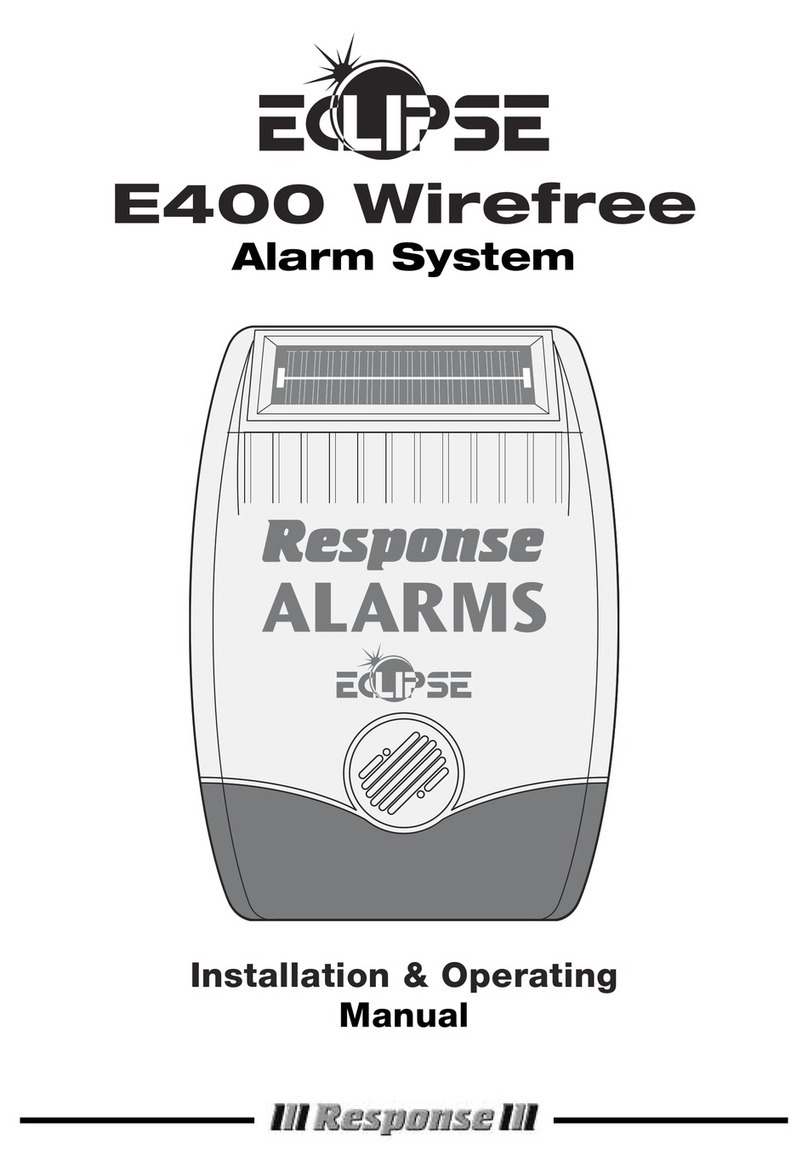 Response Alarms E400 Wirefree Installation & operating manual Response Alarms E400 Wirefree Installation & operating manual