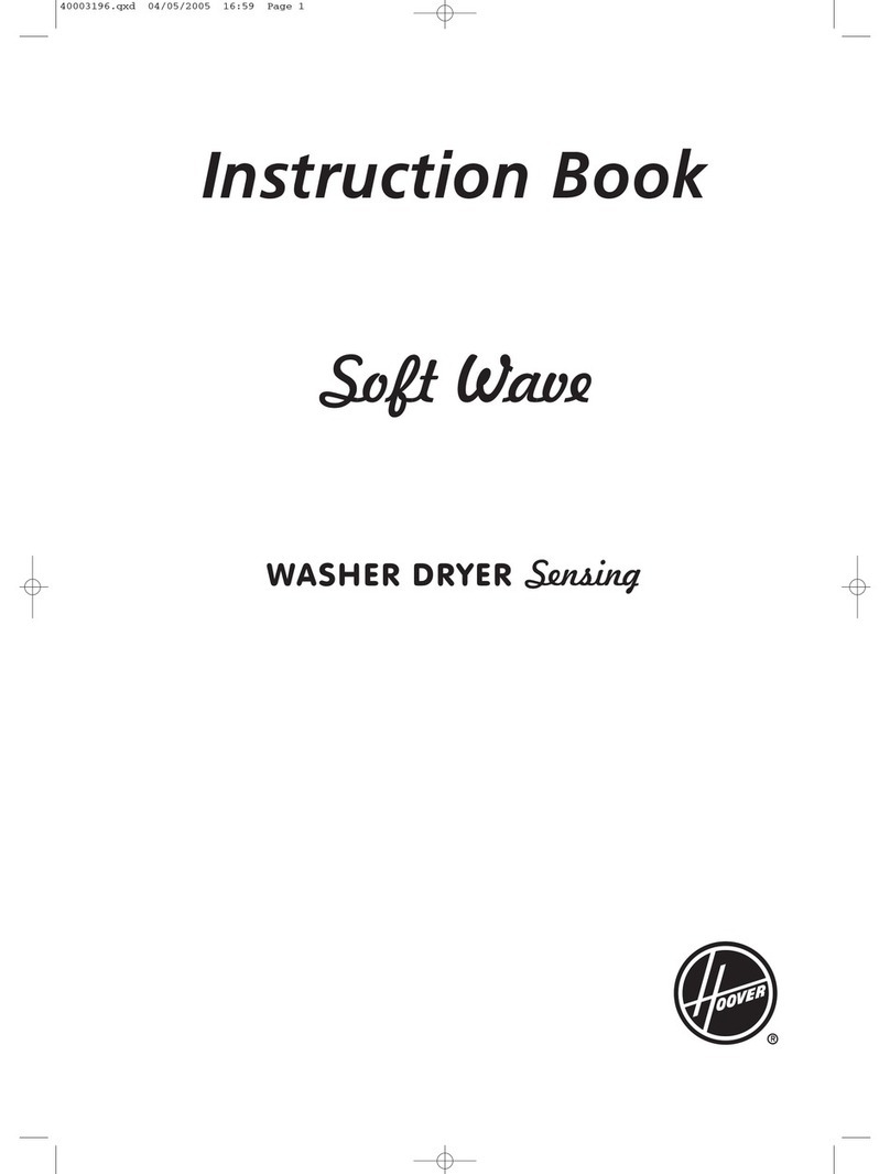 Hoover Soft Wave Instruction book