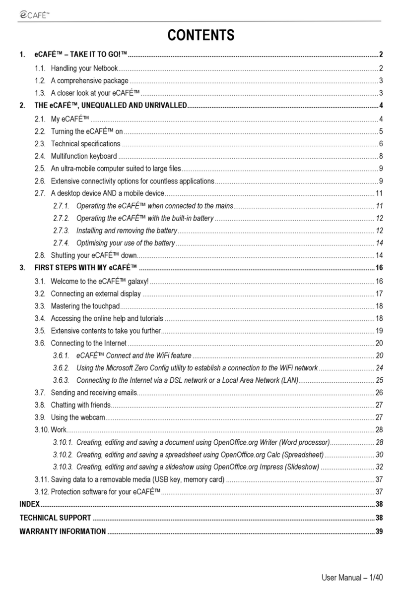 Hercules UMPC EC-900CW-H160G user manual
