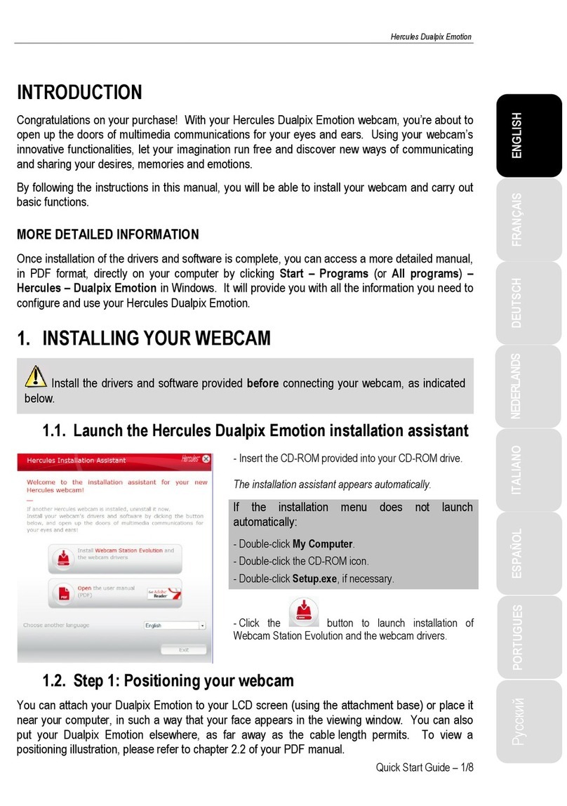 Hercules DUALPIX EMOTION Installation guide
