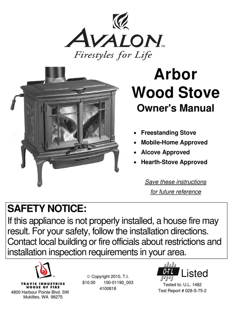 Avalon Arbor User manual
