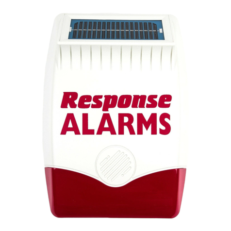 Response Alarms E100 Wirefree Installation & operating manual