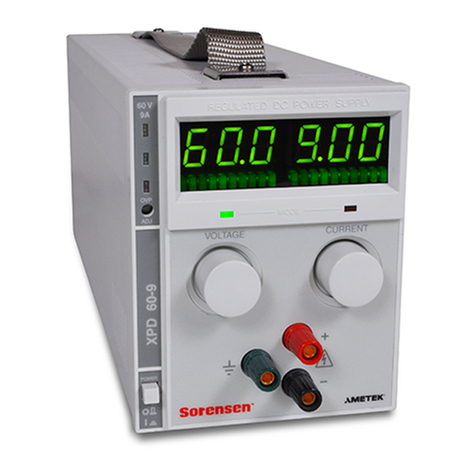 Ametek XPD 120-4.5 Operation manual