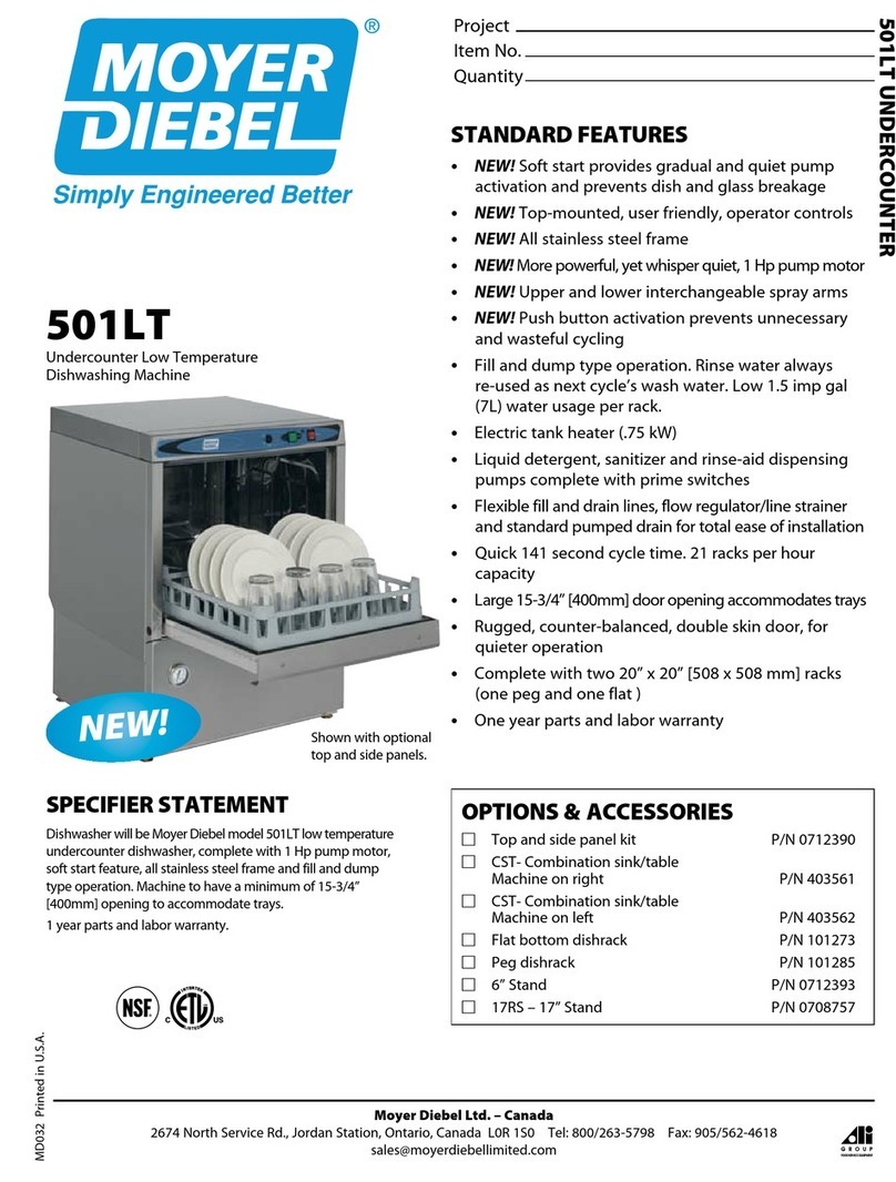 Moyerdiebel 501-LT Specfications
