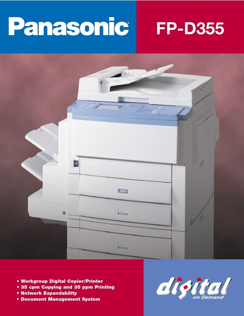 Panasonic FP-D355 User manual