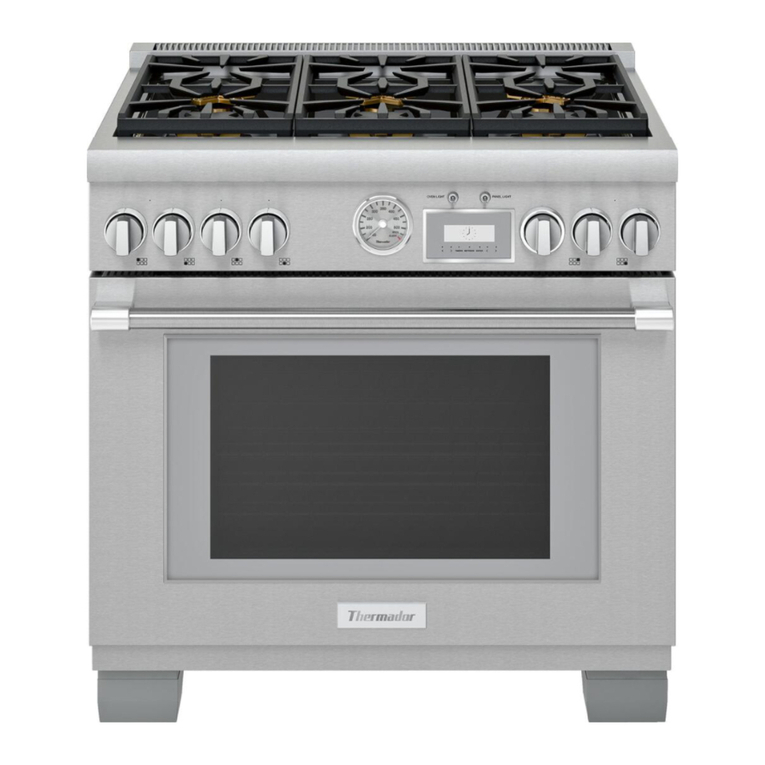 Thermador Professional PRO-HARMONY PRG30 installation manual