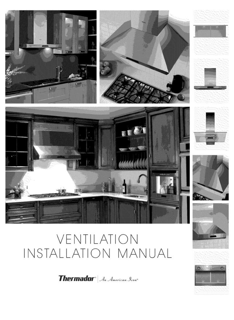 Thermador HMCB36FS/02 installation manual