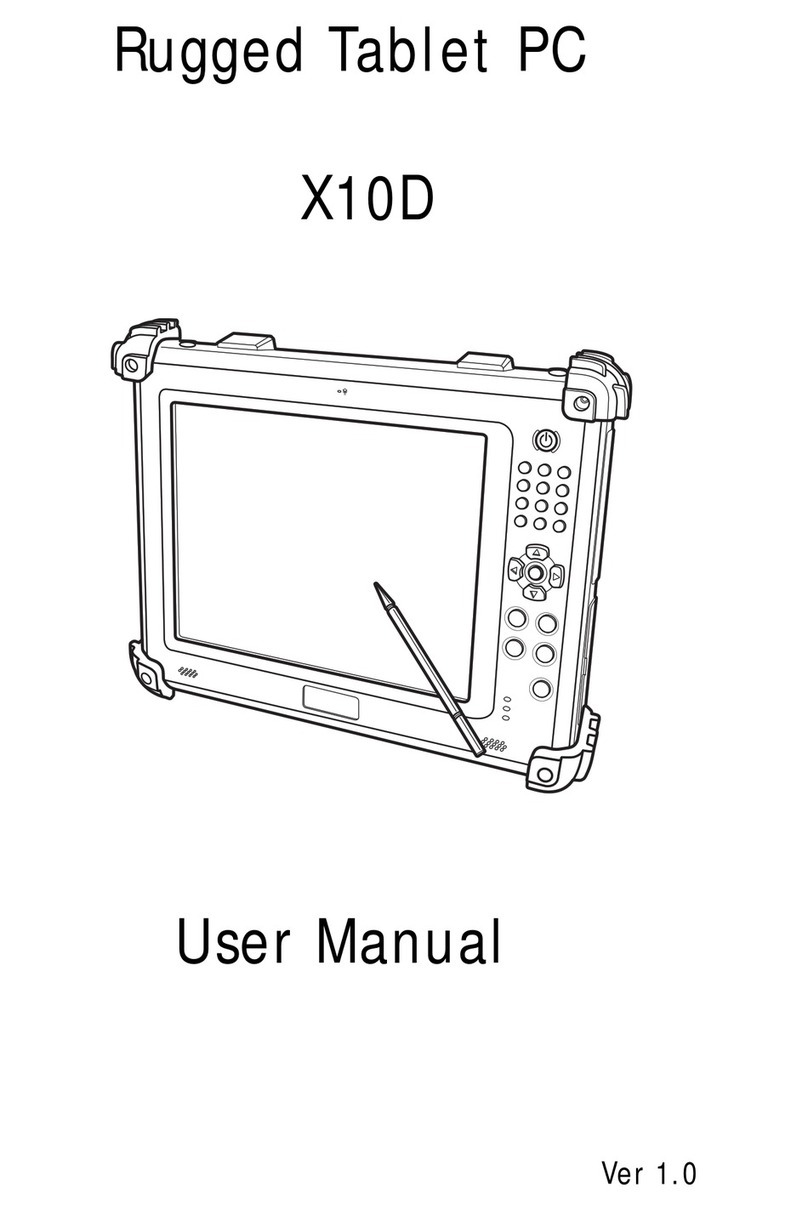 Rugged Computing X10D User manual Rugged Computing X10D User manual