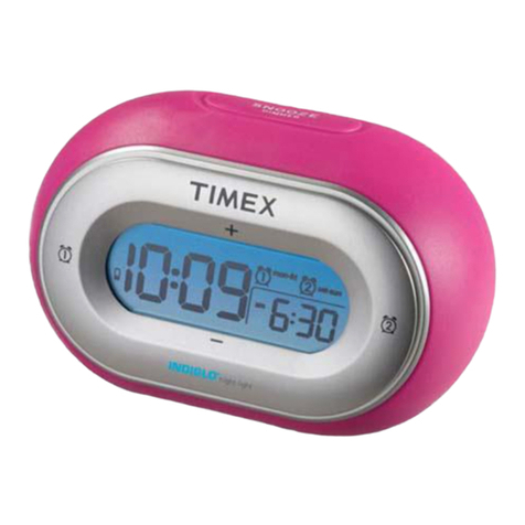 Timex Jelly Clock T116 User manual
