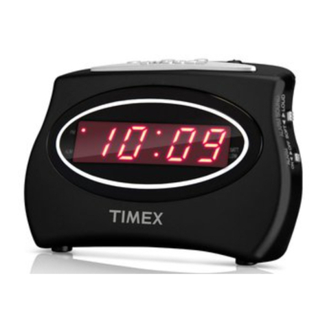 Timex T101 User manual