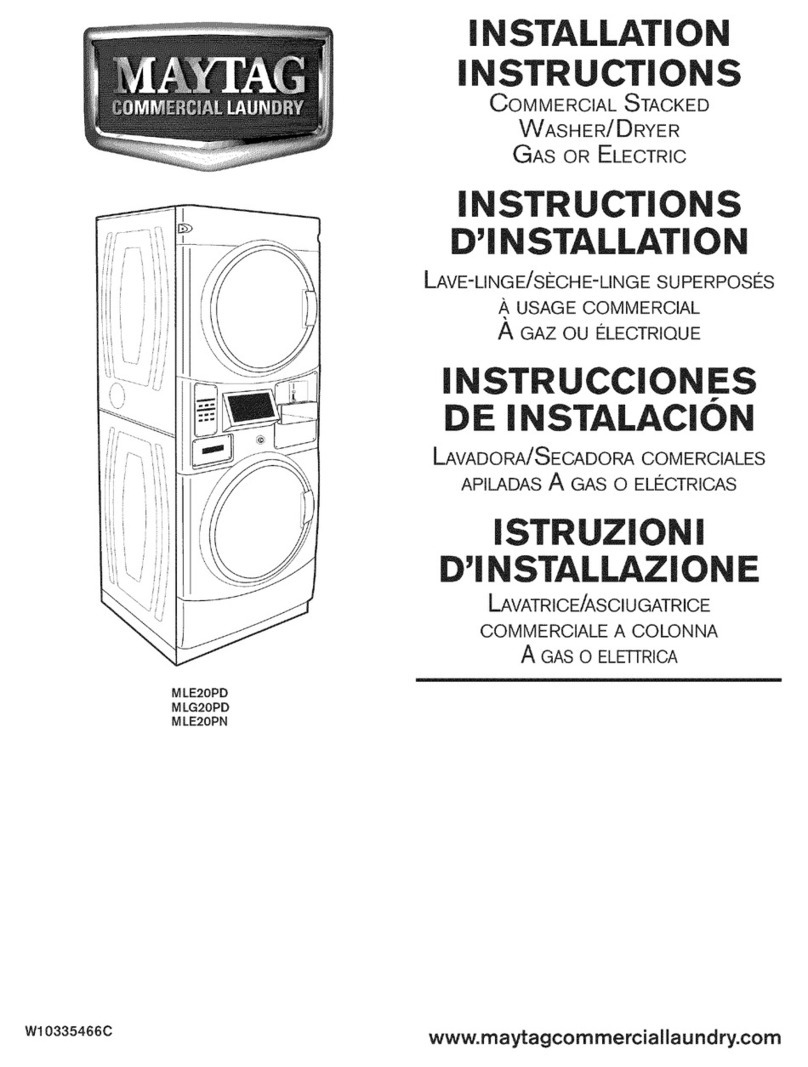 Maytag MLE20PD User manual