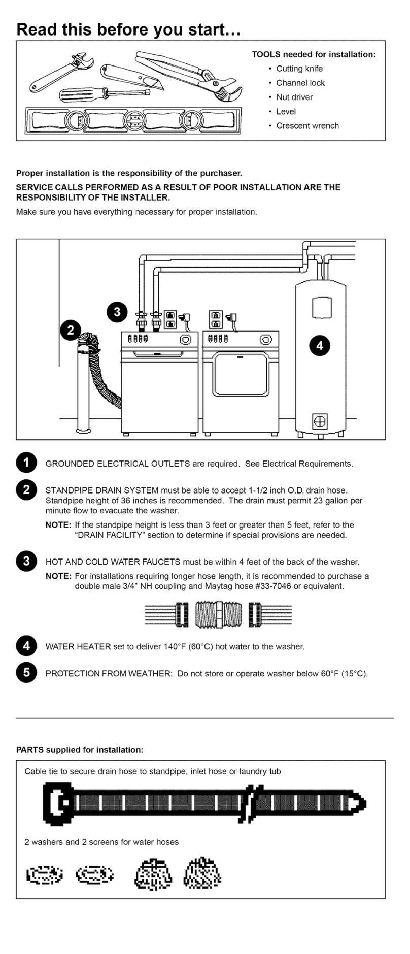 Maytag Atlantis MAV6260AWW User manual